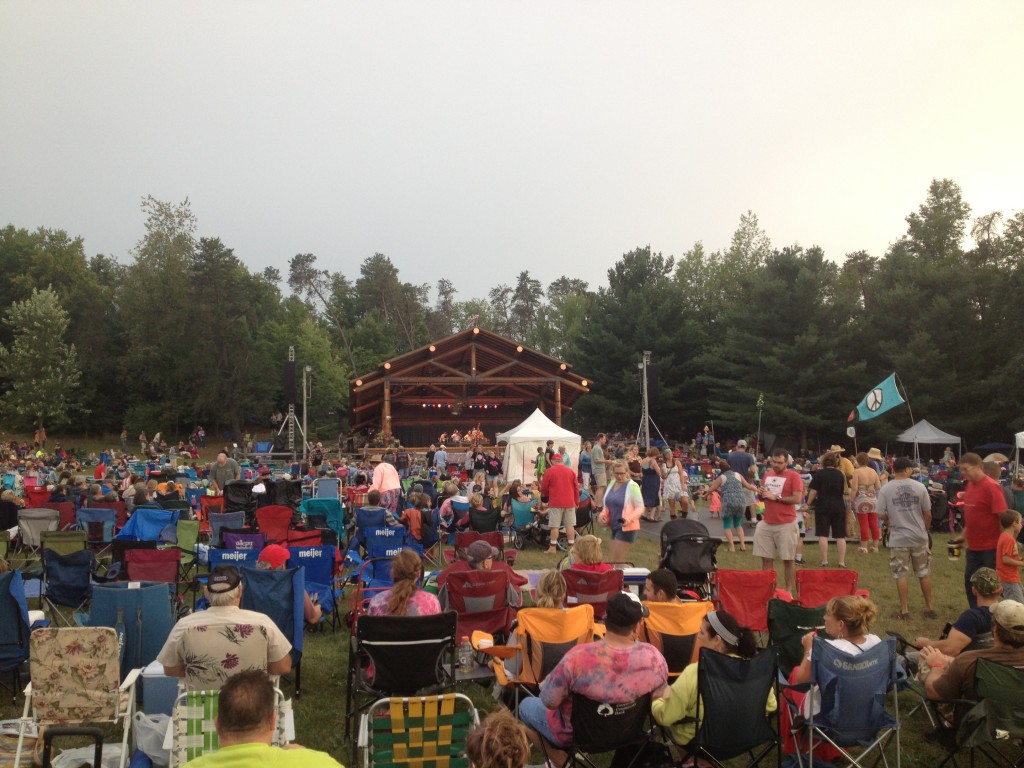 Maybe the Best Wheatland Ever? 10,000 folks packed the site near Remus. (Photo/Local Spins)