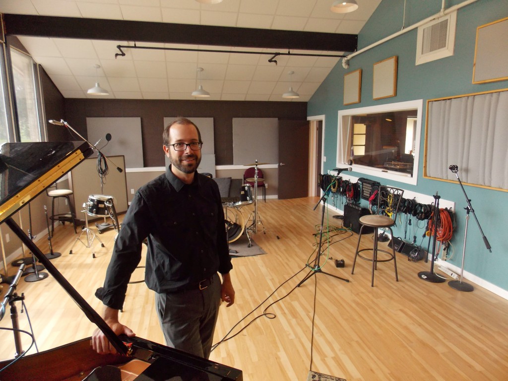 Studio A: Roy Wallace in River City Studios in Grand Rapids. (Photo/Local Spins)