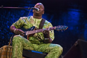 Sahara's Hendrix: Vieux Farka Toure at Wealthy Theatre on Monday. (Photo/Tori Thomas)