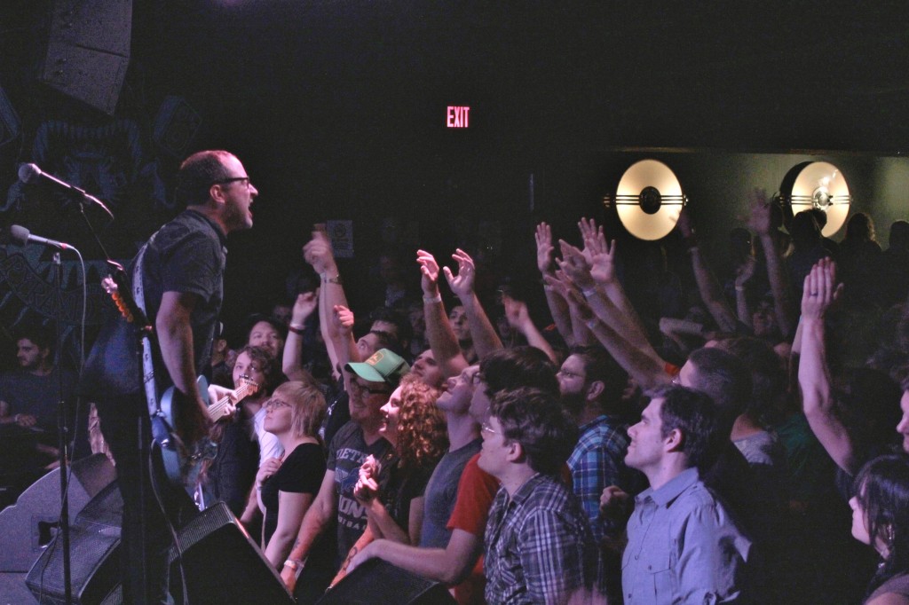 Pretty Sure They Partied: The Hold Steady pumped up The Pyramid Scheme on Wednesday. (Photo/Anna Sink)