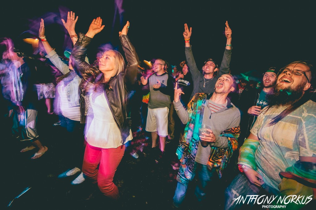 Raising the Roof (Even If There Wasn't One): Thousands flocked to the Perrin Backyard Beer Bash in Comstock Park on Saturday. (Photo/Anthony Norkus)