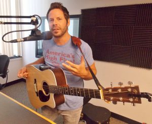 Brett Mitchell on Local Spins Live. (Photo/Local Spins)