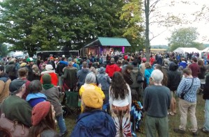 Ignoring the Rain: The show went on all day on Saturday on four stages. (Photo/Local Spins)