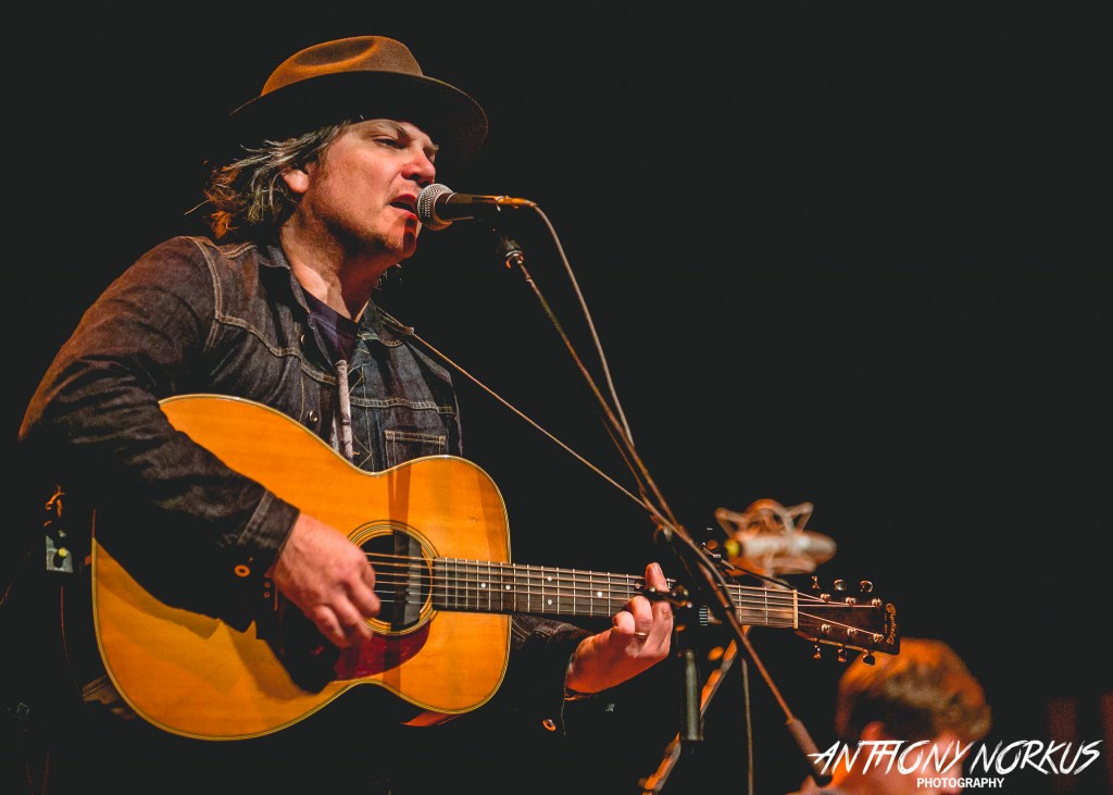 Welcome Return to the Road: Jeff Tweedy led Tweedy through a 30-song set at Calvin College on Thursday. (Photo/Anthony Norkus)