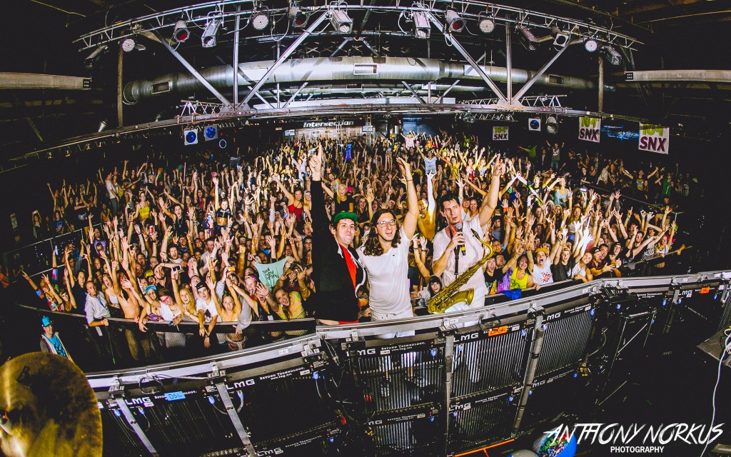 Gigantic Indeed: Big Gigantic drew a gigantic crowd to The Intersection. (Photo/Anthony Norkus)