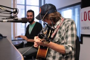 Lockwood and Rickabus on Local Spins Live. (Photo/Anna Sink)