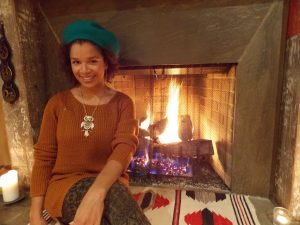 Inspiring Songs: Molly Bouwsma Schultz at Mackinaw Harvest Music on Tuesday. (Photo/Local Spins)