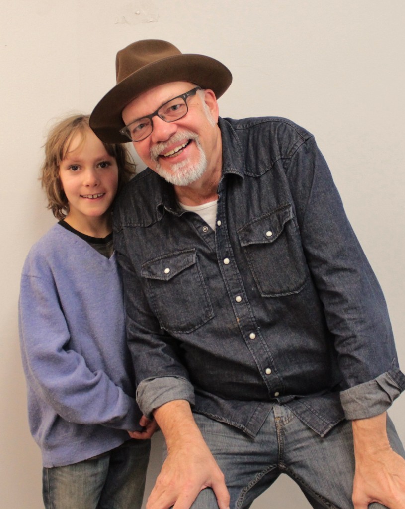Spanning Generations: Milo with Phil Madeira. (Photo/Anna Sink)