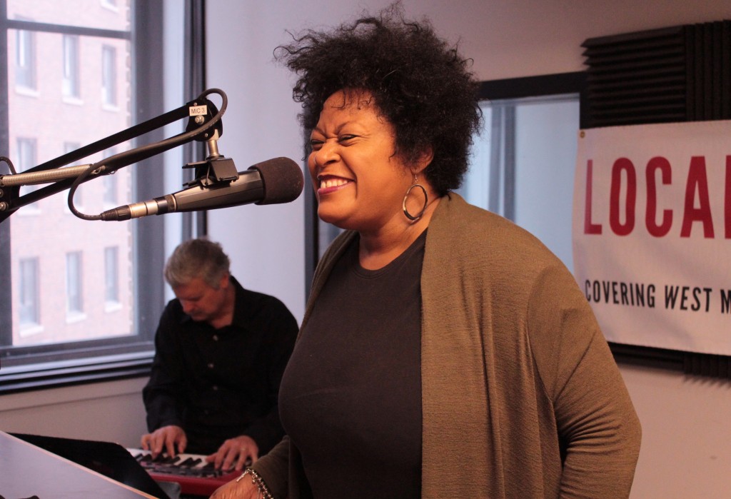 Lamar with Steve Talaga on Local Spins Live. (Photo/Anna Sink)