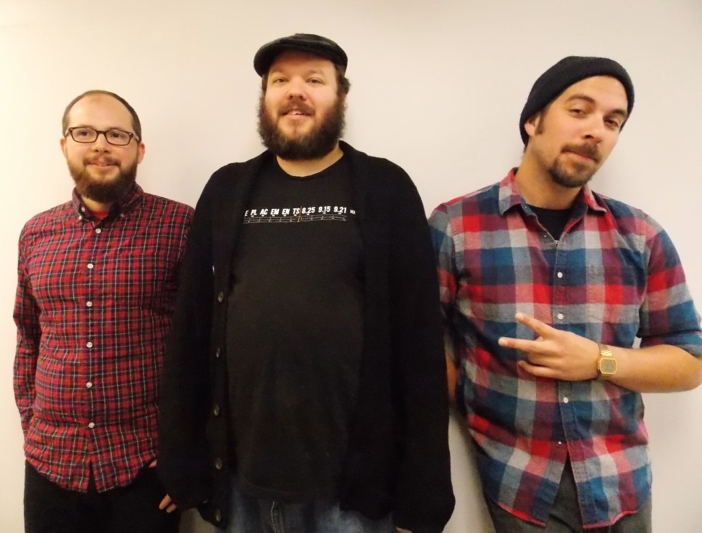 'A Party Every Time We Play': From left, Paul R Jaissie, Joel Gilbert and Jon Pataky of The Campanellis. (Photo/Local Spins)