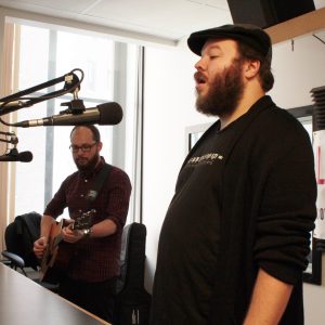 On The Air: Jaissie and Gilbert on Local Spins Live. (Photo/Anna Sink)