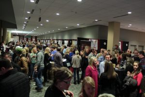 Big crowds flocked to the Wine, Beer & Food Festival at DeVos Place, especially on Friday and Saturday. (Photo/Anna Sink)