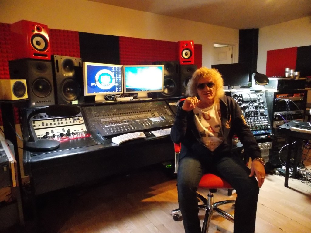 Mastering Master: Robyn Robins in his West Michigan recording studio. (Photo/John Sinkevics)