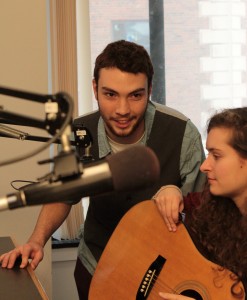 'Amazing' Run: Dause with Larson. (Photo/Anna Sink)