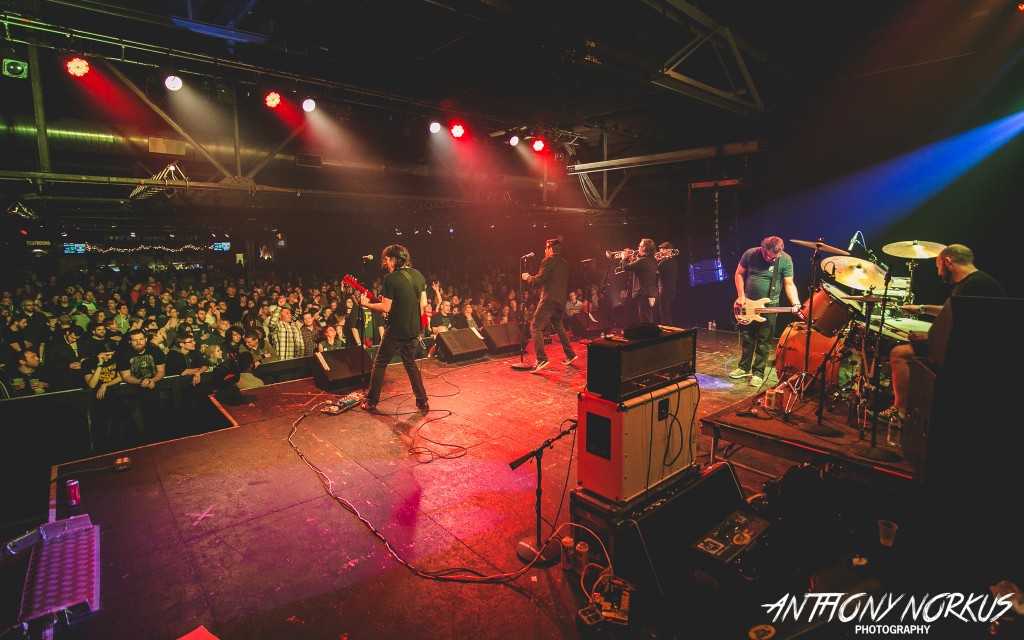 Revving Up the Ska-lidays: Mustard Plug drew a big Intersection crowd on Sunday night. (Photo/Anthony Norkus)