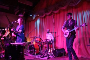 Where It All Started: The Crane Wives on stage at Founders. (Photo/Anna Sink)