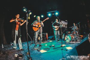 Finale: Fred Willson, second from left, plays his final show with An Dro at Winter Wheat. (Photo/Anthony Norkus)