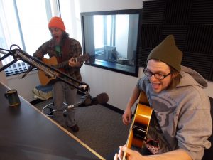 On the Air: Mark Lavengood and Max Lockwood on Local Spins Live. (Photo/Local Spins)