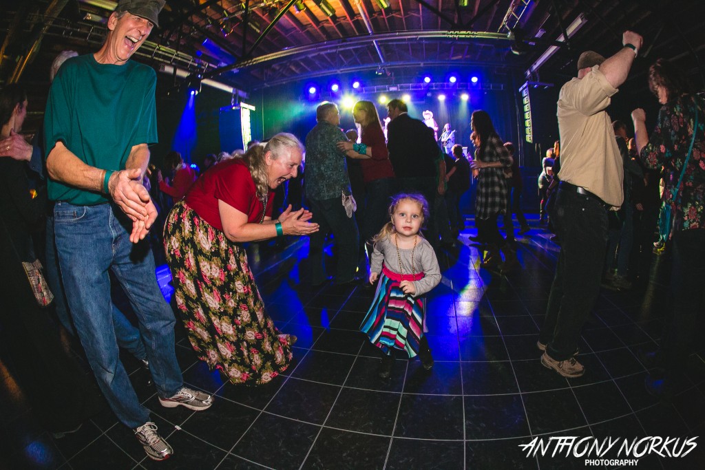 Cross-Generational Joy: A hefty crowd danced and cheered to Winter Wheat's impressive slate of performers. (Photo/Anthony Norkus)