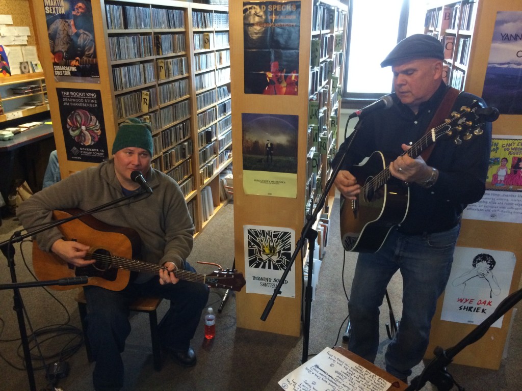 Raw Blues: Thirsty Perch Blues band performing for Local Spins on WYCE. (Photo/Local Spins)