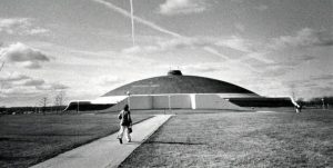 Grand Valley's Fieldhouse in the 1970s. (Photo Courtesy of GVSU)