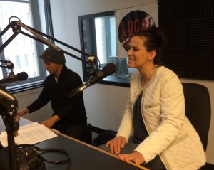In the Studio: Downie, with Craig Avery, on Local Spins Live. (Photo/Local Spins)