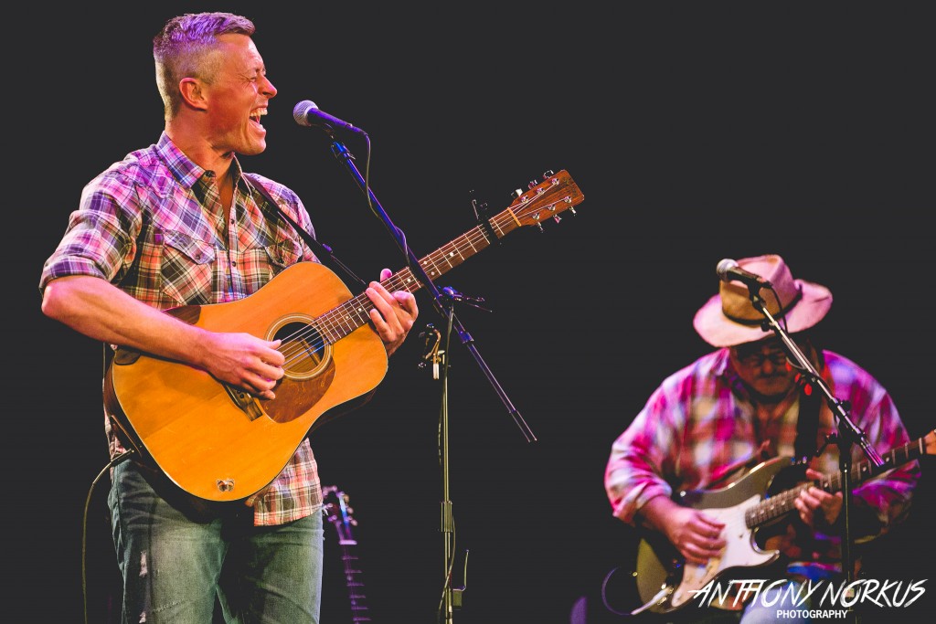 Moving Music: Josh Rose during his October CD-release show at Wealthy Theatre. (Photo/Anthony Norkus)