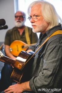 On the Air: Swanson and Spalink on Local Spins Live. (Photo/Anthony Norkus)