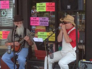 Storefront Tunes: Walk the Beat performers last year played a host of unusual "venues."