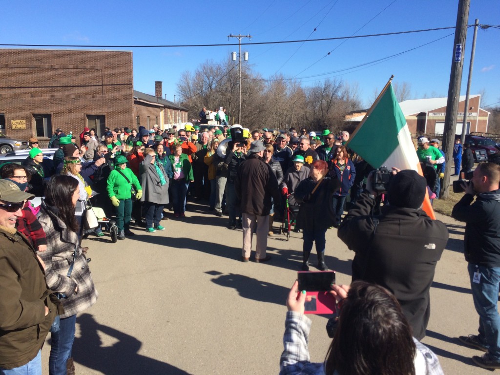 All In: "Nobody's a spectator" for this St. Patrick's Day parade.