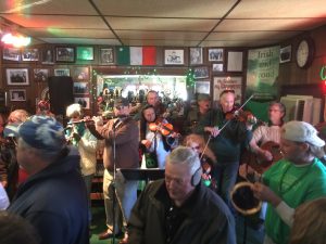 Packed Pub: Immediately after the short parade, Fenian's was jammed with revelers. 