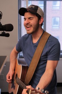 'Bigger Than That': Rivers in the WJRW studio. (Photo/Anna Sink)