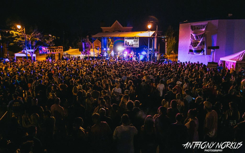 Happy Throngs: Last year's Founders Fest drew more than 6,000 people. (Photo/Anthony Norkus)