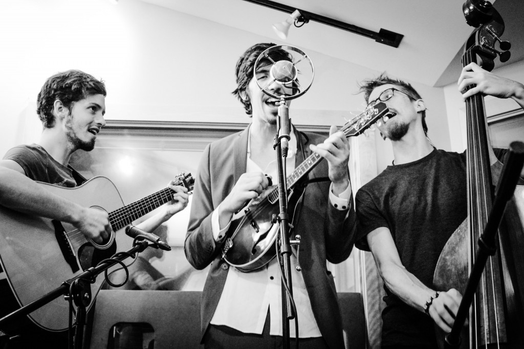 In Studio X: The Appleseed Collective during Local Spins on WYCE. (Photo/Anna Sink)