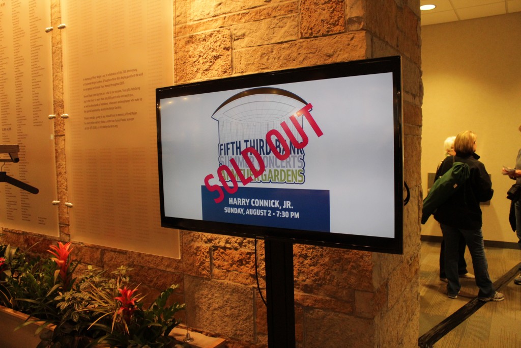 Story of the Day: The Harry Connick Jr. show was among several to sell out quickly. (Photo/Anna Sink)