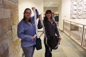 Worth the Wait: Teana Merrill and Tracy Thomas snagged most of the shows they were seeking. (Photo/Anna Sink)