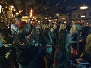 Vox Fans: A large throng jammed Founders on Saturday. 