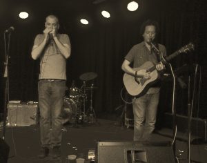 Collective Music: Craig "Griff" Griffith and Dave Menzo in The Stache on Wednesday.