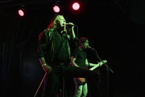 Giving It All They've Got: The Rockit King at The Pyramid Scheme.  (Photo/Anna Sink)