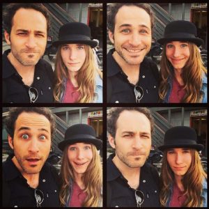 Pals: Joshua Davis with Sawyer Fredericks
