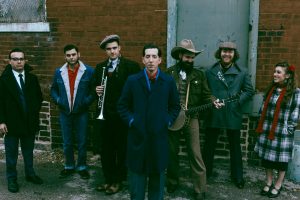 Touring the Globe: LaFarge and his band. 