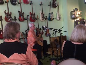 Milestone GIg: Jimmie Stagger, shown here performing Friday night during a studio session, first opened for King in 1983. (Photo/Local Spins)