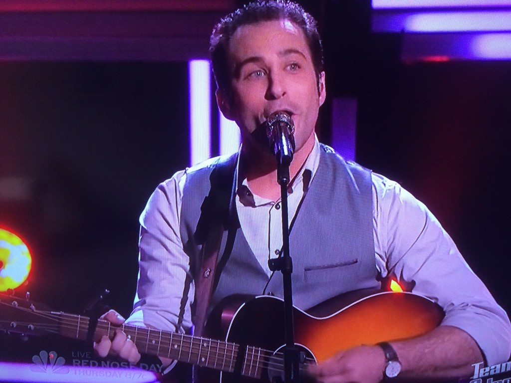 Workingman's Music: Joshua Davis performing this week on "The Voice."