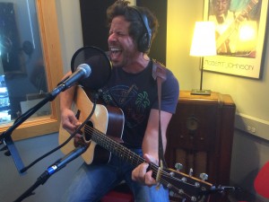 In Studio X: Brett Mitchell performing during Local Spins on WYCE. (Photo/Local Spins)