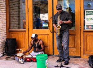 Busking: Street musicians were everywhere, too. (Photo/Taylor Mansen)