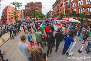 Street Party Central: Folks flocked downtown this weekend for Festival and more. (Photo/Anthony Norkus)
