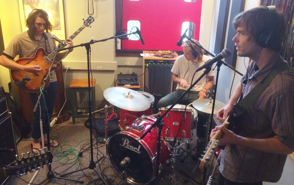 Space Cowboys: Heaters performing during Local Spins on WYCE. 