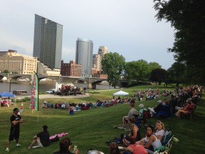 The Backdrop: The evening started amid beautiful weather. (Photo/Jordan McNaughton)