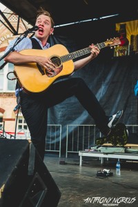 Kicking Up His Heels: Billy Strings on Saturday afternoon. (Photo/Anthony Norkus) 