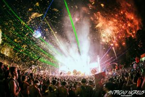 Epic Light Displays: The scene from one of String Cheese Incident's 2014 sets. (Photo/Anthony Norkus) 